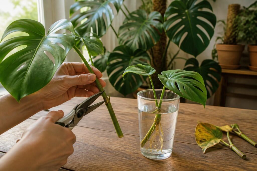 Bouturer un monstera : étapes et erreurs à éviter