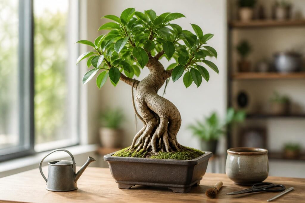 Ficus ginseng : entretenir son bonsaï d&rsquo;intérieur