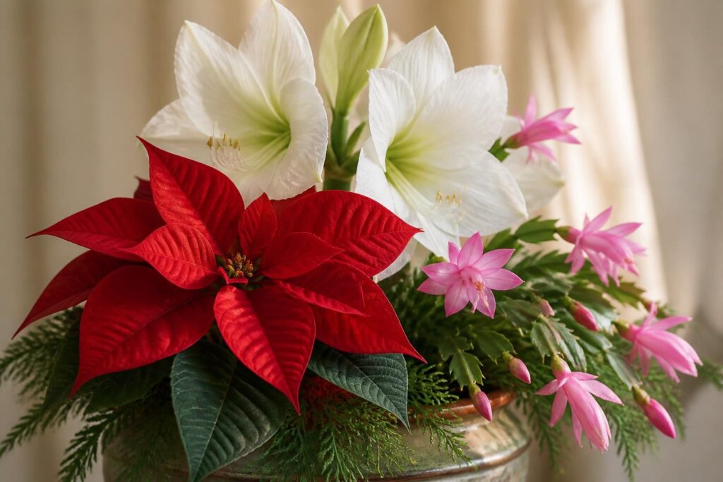 découvrez nos conseils pour choisir et entretenir les fleurs de noël incontournables : poinsettia, amaryllis et cactus de noël, pour une décoration festive réussie.