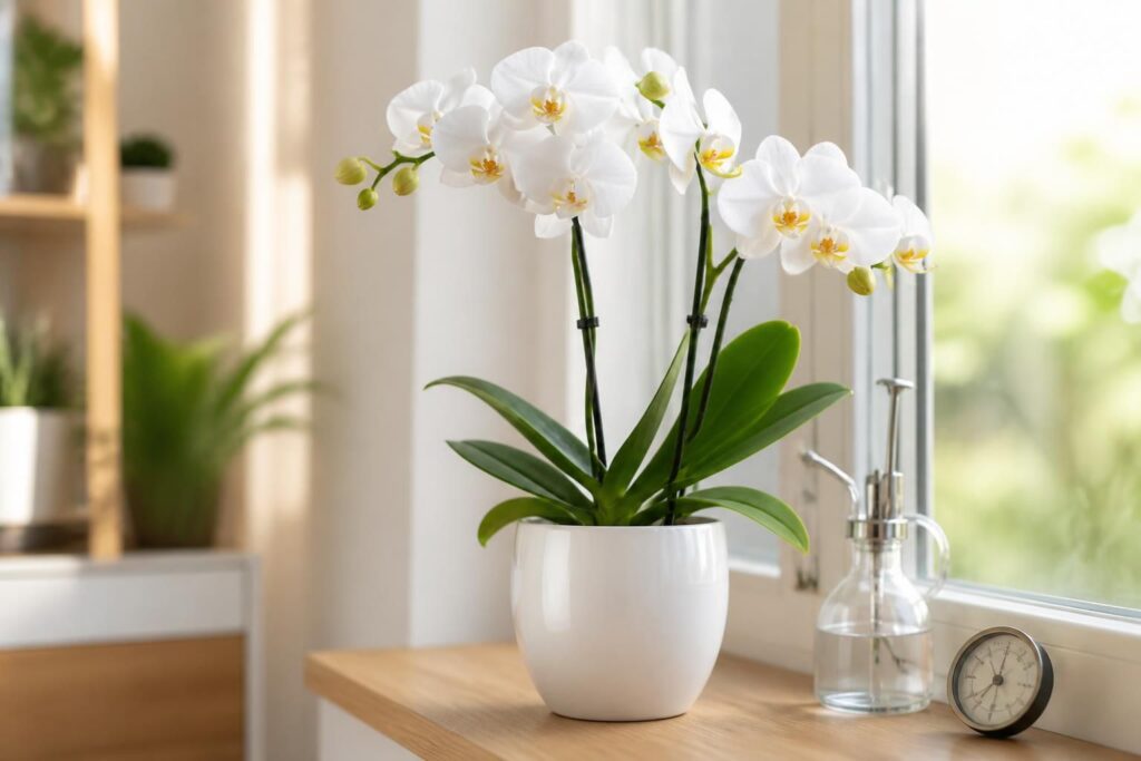 découvrez notre guide d'entretien complet pour l'orchidée phalaenopsis et apprenez tous les secrets pour la garder en pleine santé et fleurir longtemps.