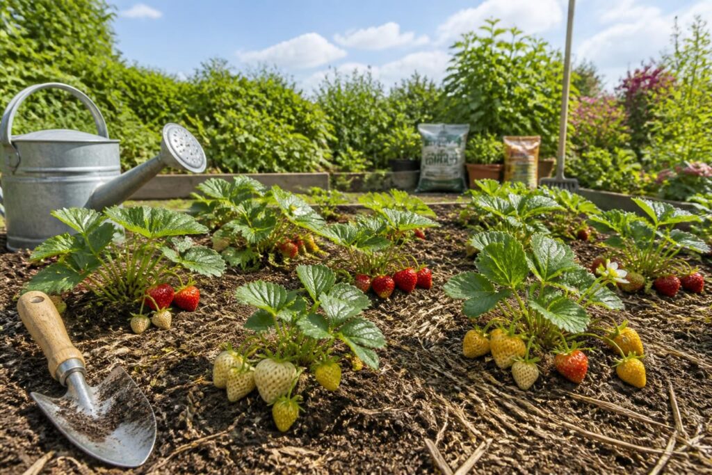 découvrez comment planter des fraisiers en choisissant les meilleures variétés, préparer le sol adéquat et assurer un entretien optimal pour une récolte savoureuse.