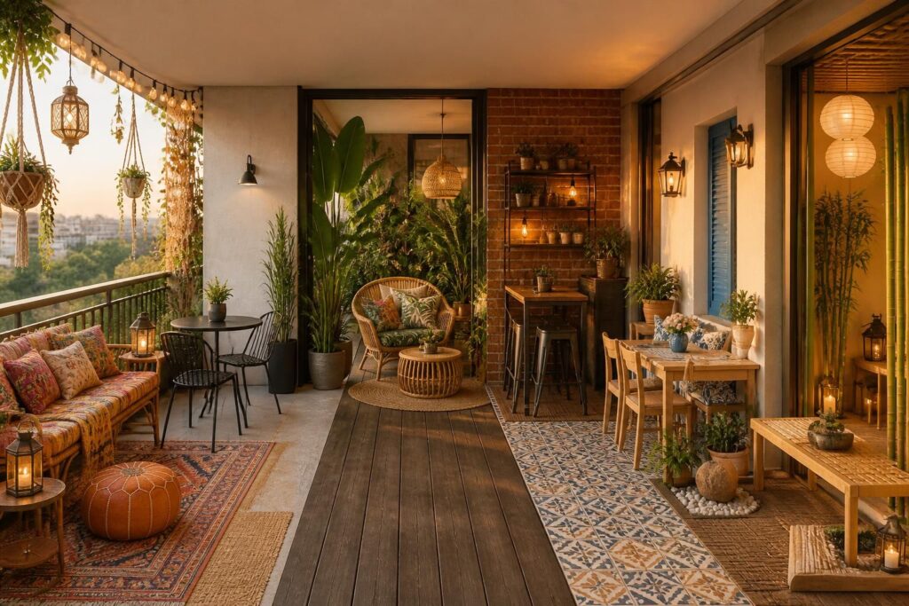 Composer un balcon d&rsquo;ambiance : 6 styles inspirants