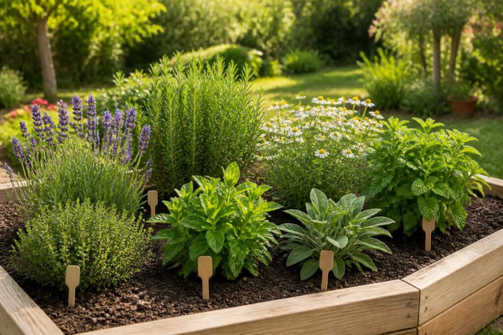 Créer son carré de plantes aromatiques et médicinales