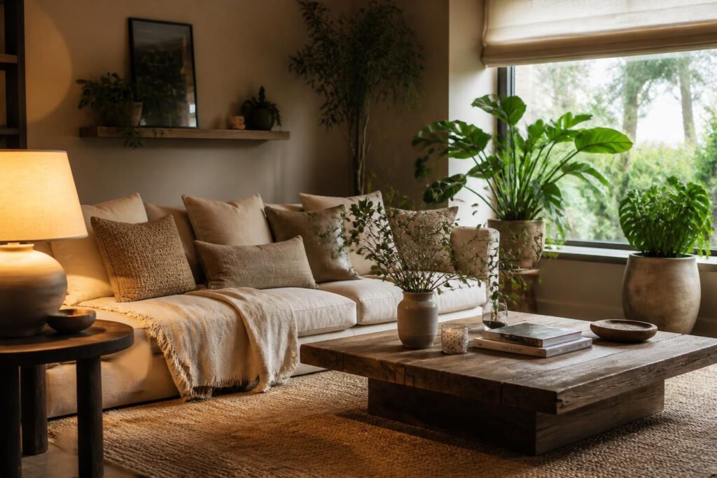 découvrez comment créer une ambiance cosy chez vous grâce à la lumière douce, aux plantes verdoyantes et aux matières chaleureuses pour un intérieur accueillant et confortable.