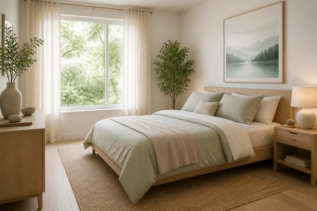 découvrez comment harmoniser les couleurs et le mobilier de votre chambre selon les principes du feng shui pour créer un espace serein et équilibré favorisant le bien-être.