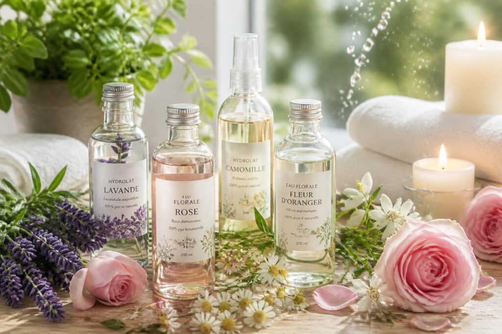 Hydrolats et eaux florales : usages beauté et bien-etre