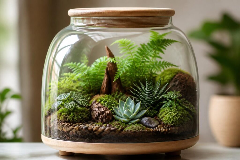 Terrarium de plantes : créer et entretenir son mini-jardin sous verre