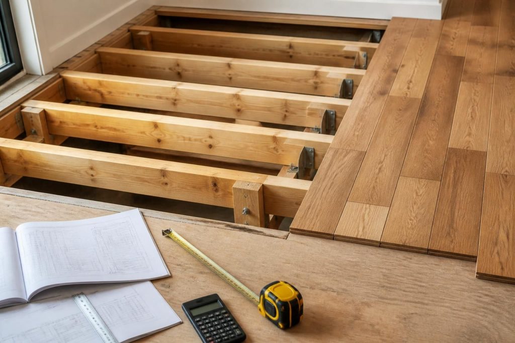 apprenez à dimensionner un plancher bois en respectant les normes et en réalisant les calculs précis pour le solivage et la pose de parquet, afin d'assurer solidité et durabilité.
