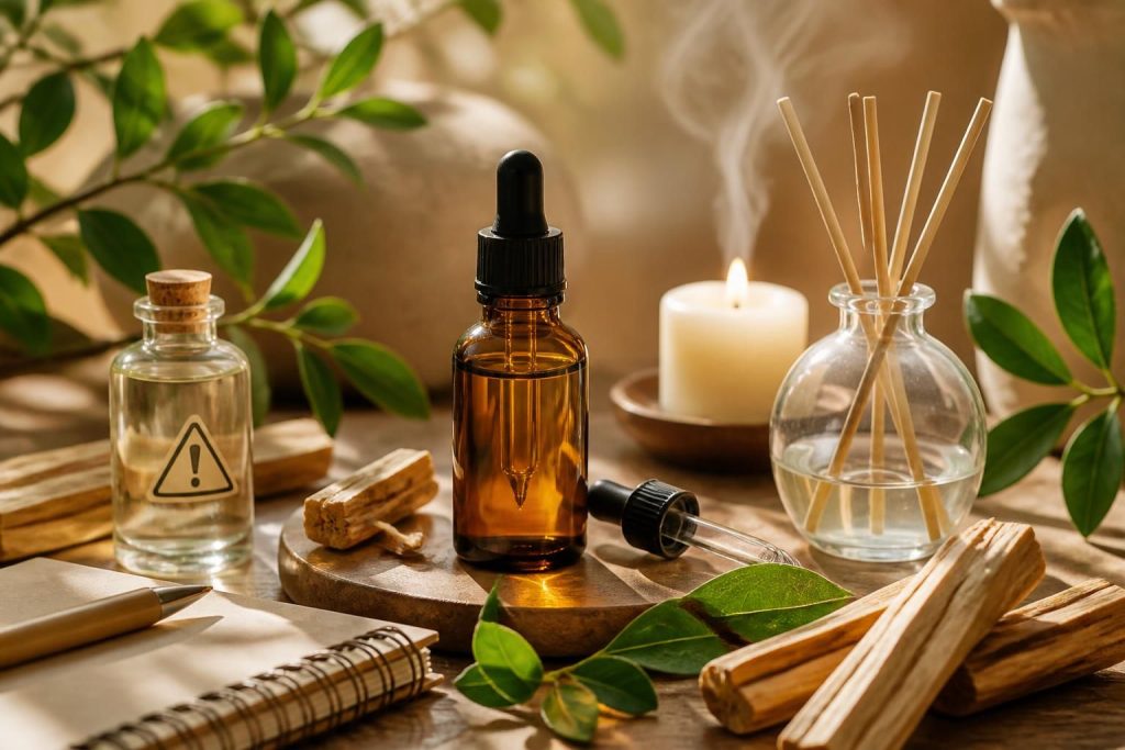 découvrez les bienfaits de l'huile essentielle de palo santo, ses vertus exceptionnelles, les précautions à prendre, et les différentes façons de l'utiliser au quotidien.