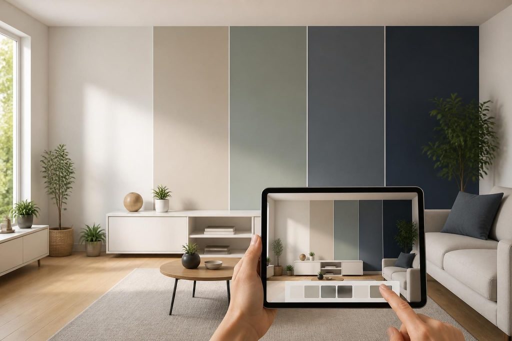 essayez notre simulateur de peinture mural gratuit avec photo pour visualiser facilement vos projets de rénovation et choisir les couleurs idéales pour vos murs.
