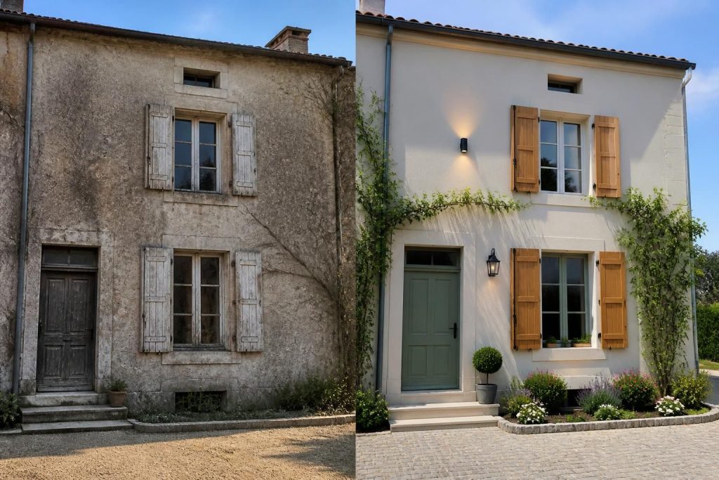 découvrez nos solutions efficaces pour rénover ou embellir la façade de votre maison et lui redonner tout son charme et sa beauté.