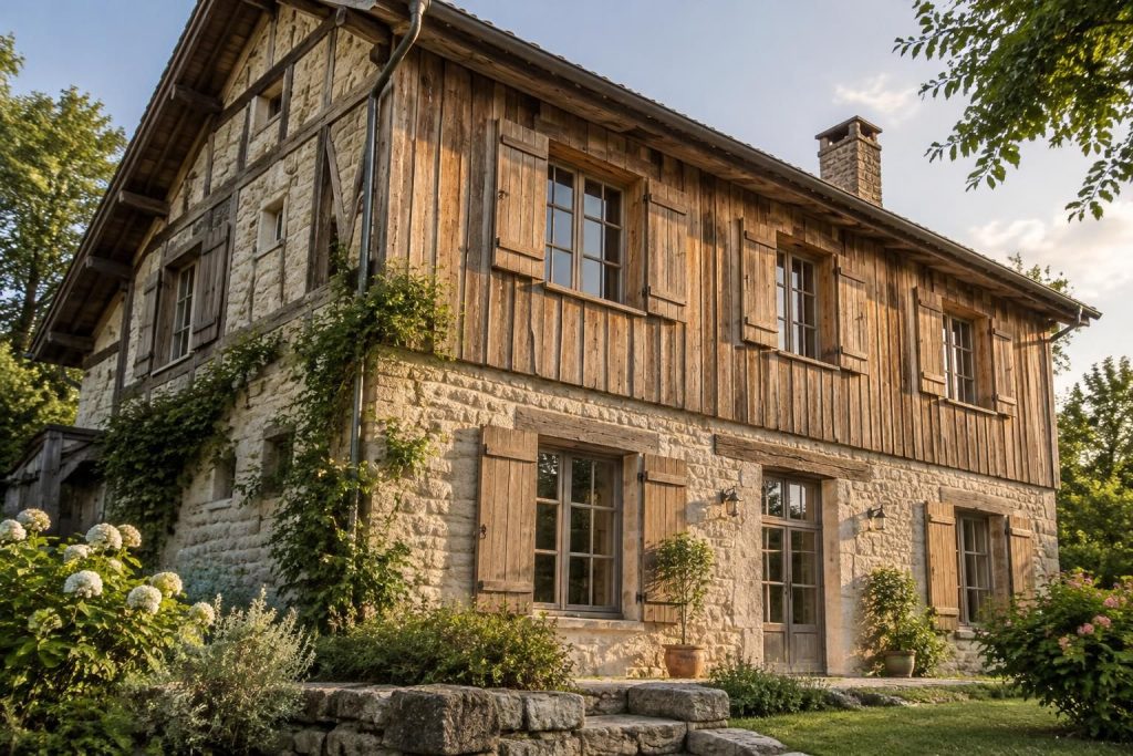 Bardage bois maison ancienne : redonner du charme à votre façade