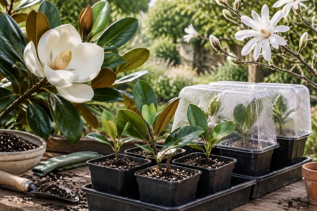 découvrez comment réussir la bouture du magnolia grandiflora et stellata : période idéale, préparation des tiges et conseils pour favoriser l’enracinement.