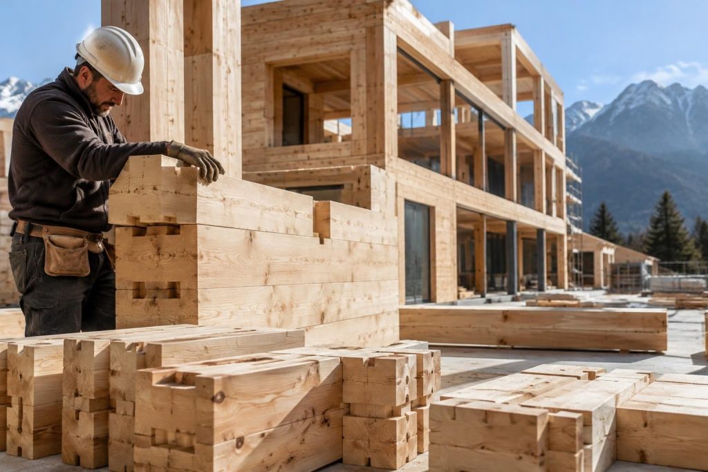 Briques en bois pour construction : innovation et utilisation dans le bâtiment