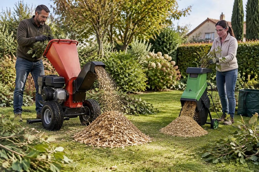 Broyeur vegetaux : choisir entre modèles thermiques et électriques