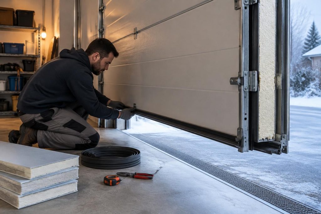 Isolation thermique porte de garage : solutions pour limiter les déperditions