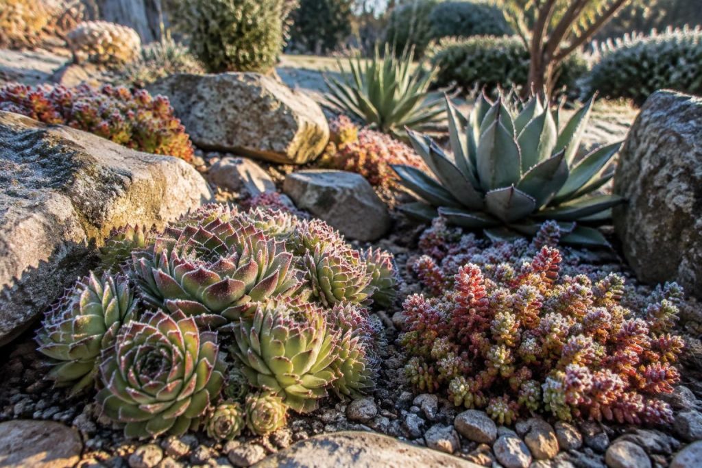 Plante grasse extérieur : quelles variétés résistent au gel et au soleil
